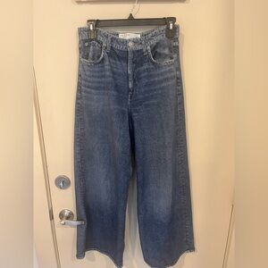 Rag & Bone Women's Jeans Grove Miramar Sofie High Rise Ankle Wide Leg 26